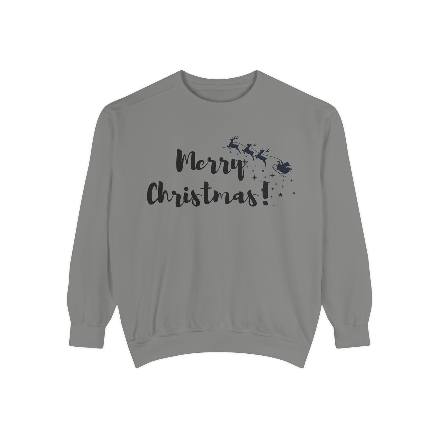 Christmas Text_ Dyed Sweatshirt