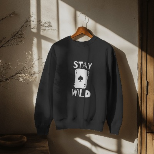 "Poker-Wild", Crewneck Sweatshirt