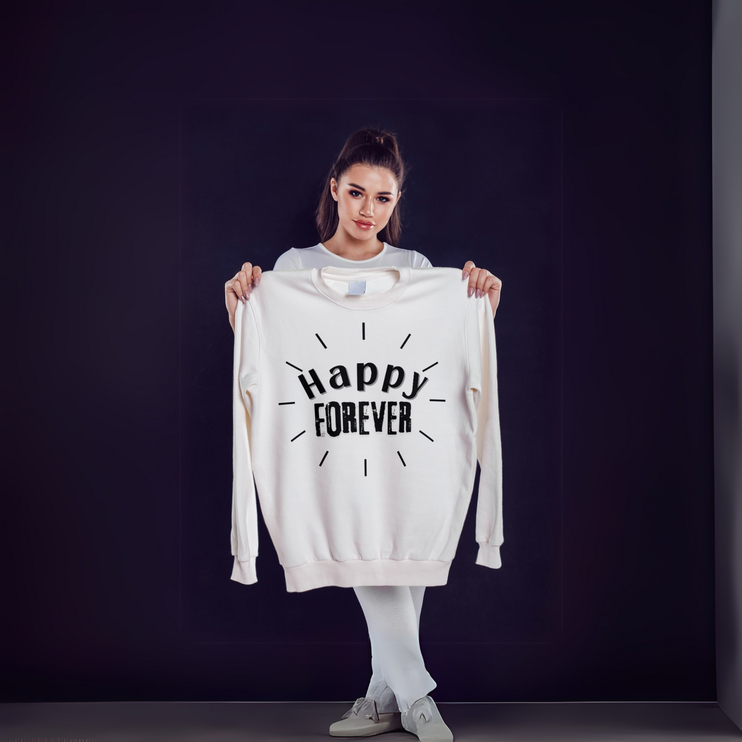 Happy Forever™ Crewneck Sweatshirt