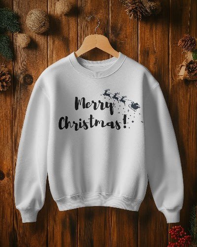 Christmas Text_ Dyed Sweatshirt